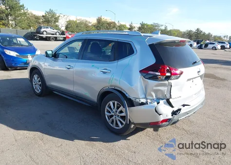2020 Nissan Rogue Sv Fwd из США, поврежденный, VIN KNMAT2MT1LP519906